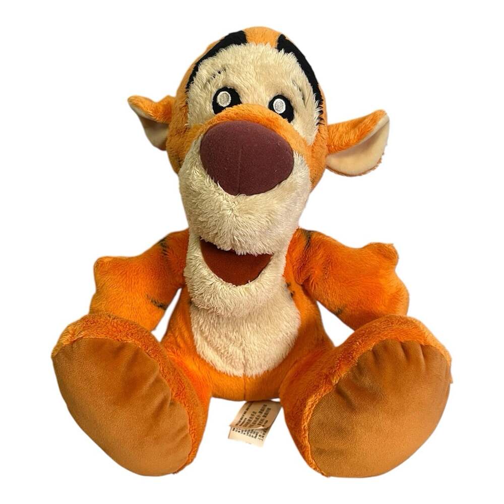 Disney Parks Tigger Big Feet 10" Plush Stuffed Animal Very Soft EUC Baby Tigger